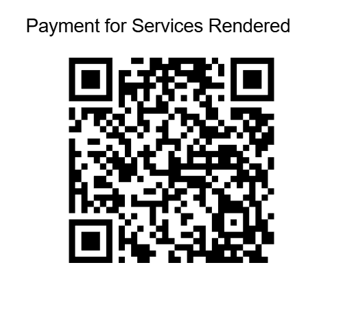 Payment for Services Rendered QR Code